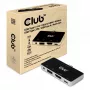 CLUB3D Hub USB Type C 4-em-1 para HDMI™ 4K60Hz USB Type C PD / USB Type A / entrada de áudio