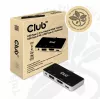 CLUB3D Hub USB Type C 4-em-1 para HDMI™ 4K60Hz USB Type C PD / USB Type A / entrada de áudio