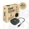 CLUB3D Hub USB Type C 3.2 Gen 1 Multi Stream Transport (MST) DisplayPort 1.4 três monitores