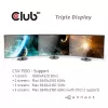 CLUB3D Hub USB Type C 3.2 Gen 1 Multi Stream Transport (MST) DisplayPort 1.4 três monitores
