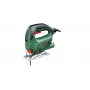 Serra de vaivém Bosch PST 650 — 500 W, 300 W de potência de saída, 65 mm de profundidade de corte em madeira, 4 mm em aço, punho superior, mudança de lâmina sem ferramentas