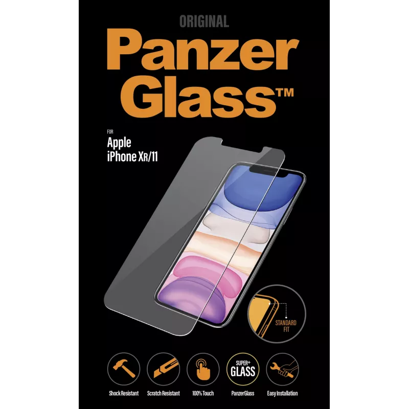 PanzerGlass ® Película protetora de ecrã iPhone 11 | XR | Standard Fit