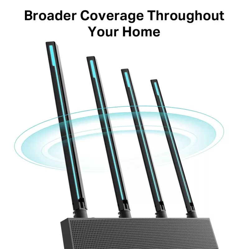 Router sem fios TP-Link Archer C80 Gigabit Ethernet Dual-Band (2,4 GHz / 5 GHz) preto