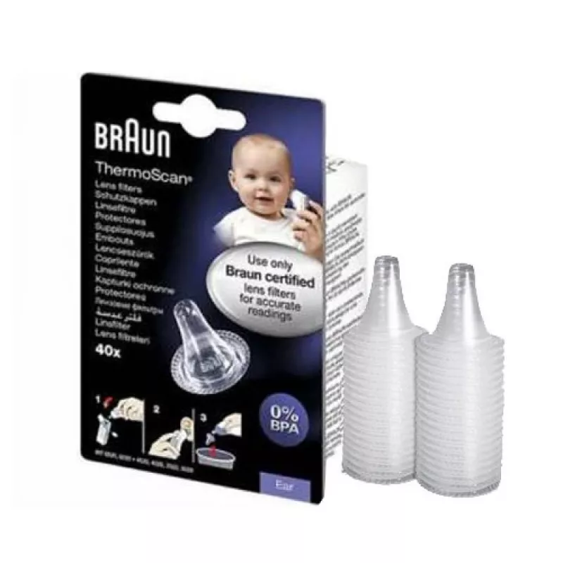 Filtro de lentes descartável Braun LF40 ThermoScan
