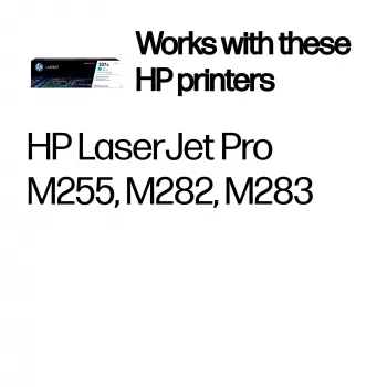 HP 207A ciano tinteiro LaserJet original, 1250 páginas, ciano, 1 unid.