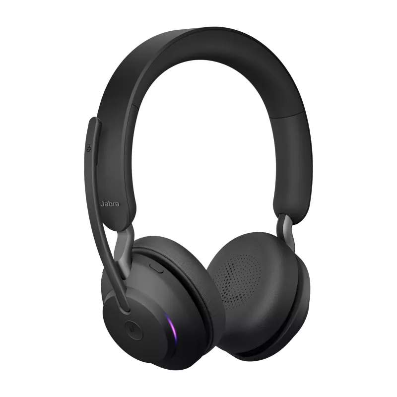 Jabra Evolve2 65 USB-C preto MS Stereo, sem fios, escritório/call center, 20 - 20000 Hz, 176,4 g, auscultadores, preto
