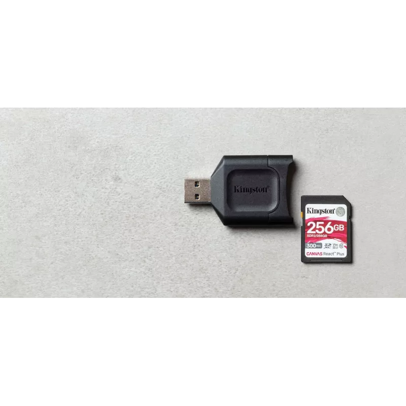 Leitor de cartões Kingston Technology MobileLite Plus USB 3.2 Gen 1 (3.1 Gen 1) Type-A preto