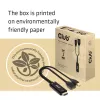 CLUB3D CAC-1331 adaptador de cabo de vídeo 0,25 m HDMI DisplayPort preto