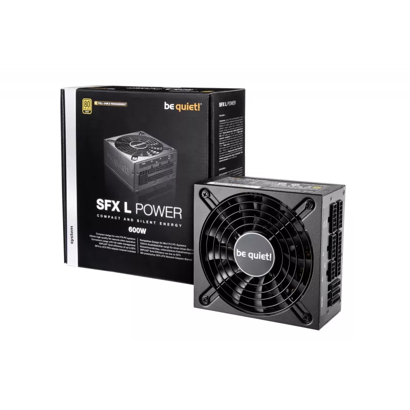 Fonte de alimentação be quiet! SFX L Power 600 W 20+4 pin ATX preta