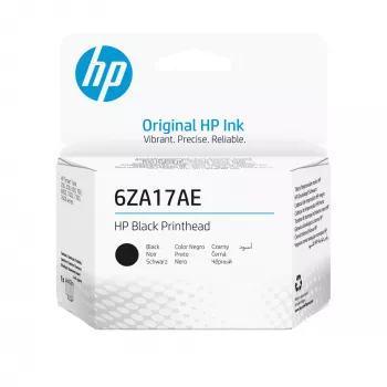 Cabeça de impressão preta HP 6ZA17AE, as cabeças de impressão HP GT são compatíveis com: HP Smart Tank 5100, 555, 559, 570, 580, 655, 7305, 7308 HP Tank 5100,..., jato de tinta térmico, preto, Malásia, 113 mm, 37 mm