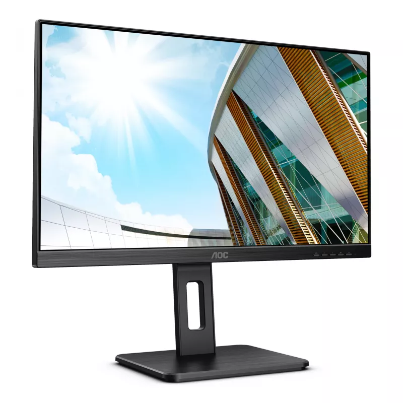 Monitor AOC P2 24P2Q 60,5 cm (23,8 polegadas) 1920 x 1080 píxeis Full HD LED preto