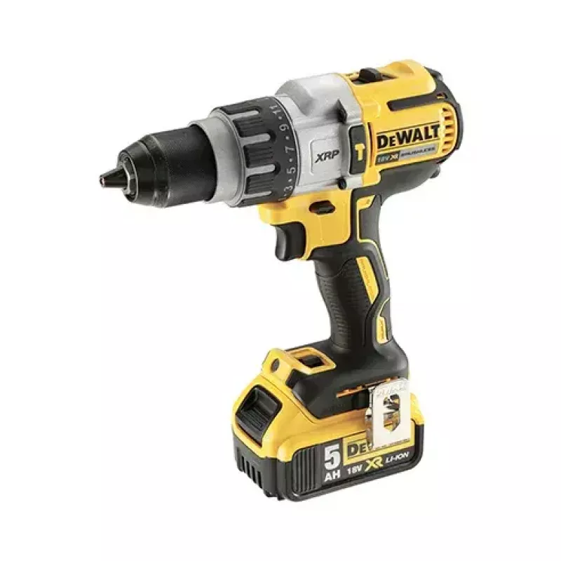 Parafusadeira com percussão DeWalt DCD996P2 18V Li-Ion 5Ah mandril de aperto rápido 3 velocidades, 95 Nm, 2,1 kg, perfuração com percussão