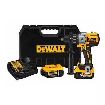 Parafusadeira com percussão DeWalt DCD996P2 18V Li-Ion 5Ah mandril de aperto rápido 3 velocidades, 95 Nm, 2,1 kg, perfuração com percussão