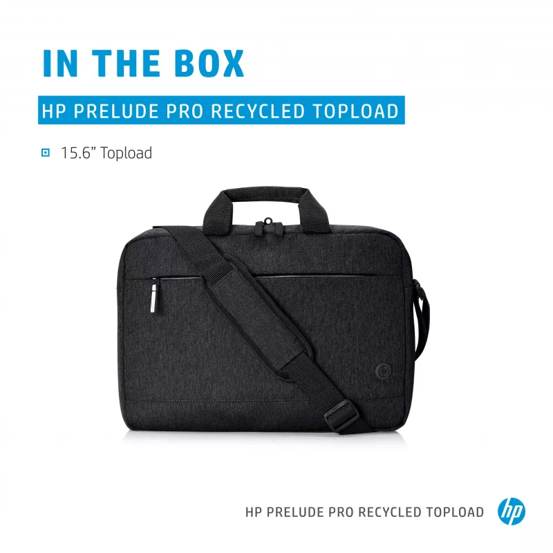 Mala de transporte HP Prelude Pro 15,6 polegadas top loader de material reciclado