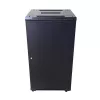 Rack autónomo Extralink EX.14398 22U preto com fechadura de chave