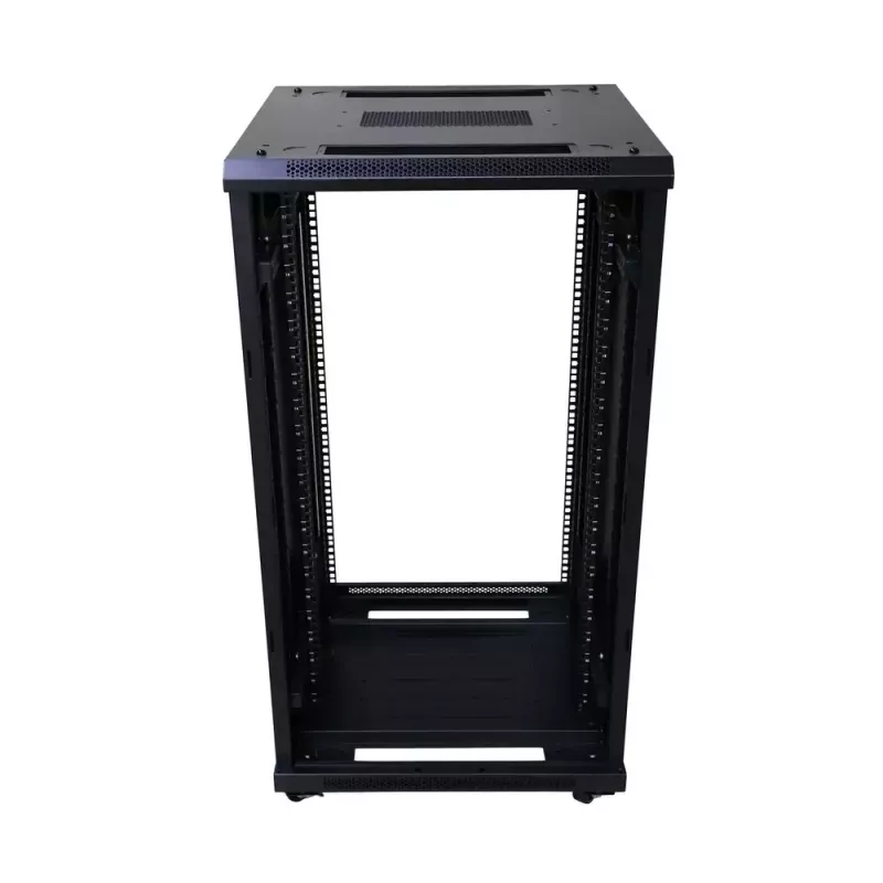 Rack autónomo Extralink EX.14398 22U preto com fechadura de chave