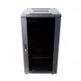 Rack autónomo Extralink EX.14398 22U preto com fechadura de chave