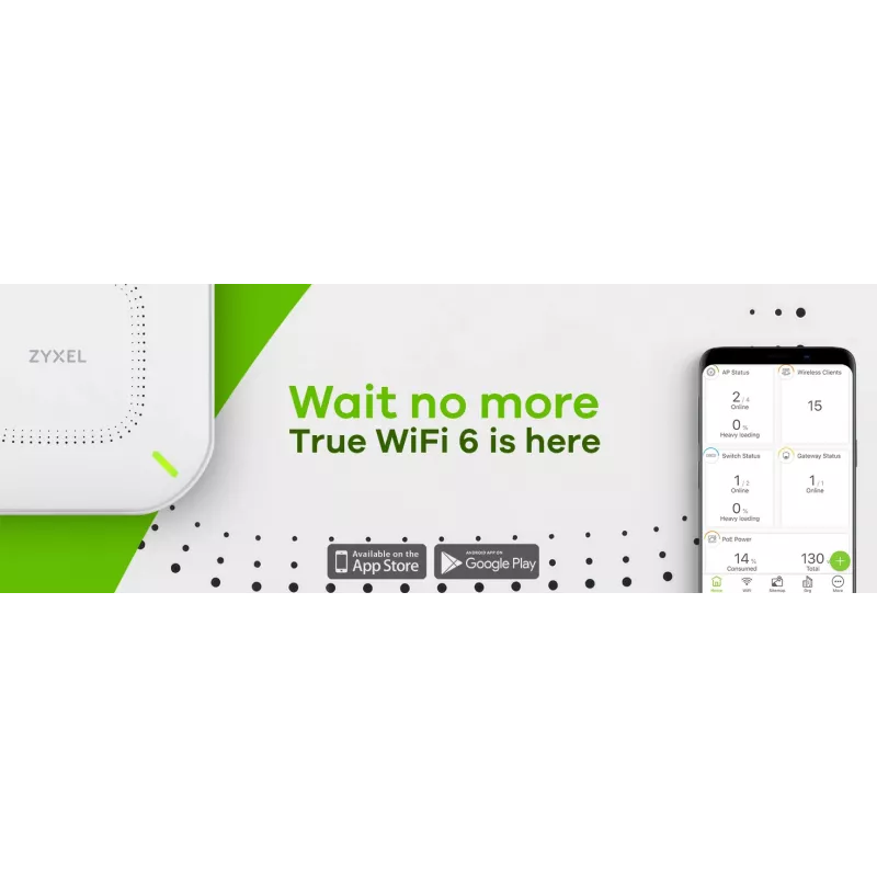 Zyxel NWA110AX 1000 Mbit/s branco Power over Ethernet (PoE)