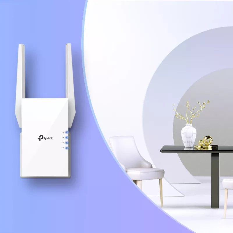Repetidor de rede TP-Link RE505X emissor e recetor de rede branco 10, 100, 1000 Mbit/s
