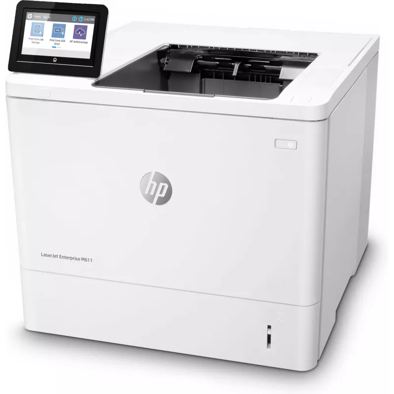 HP LaserJet Enterprise M611dn, laser, 1200 x 1200 DPI, A4, 61 ppm, impressão frente e verso, com capacidade de rede