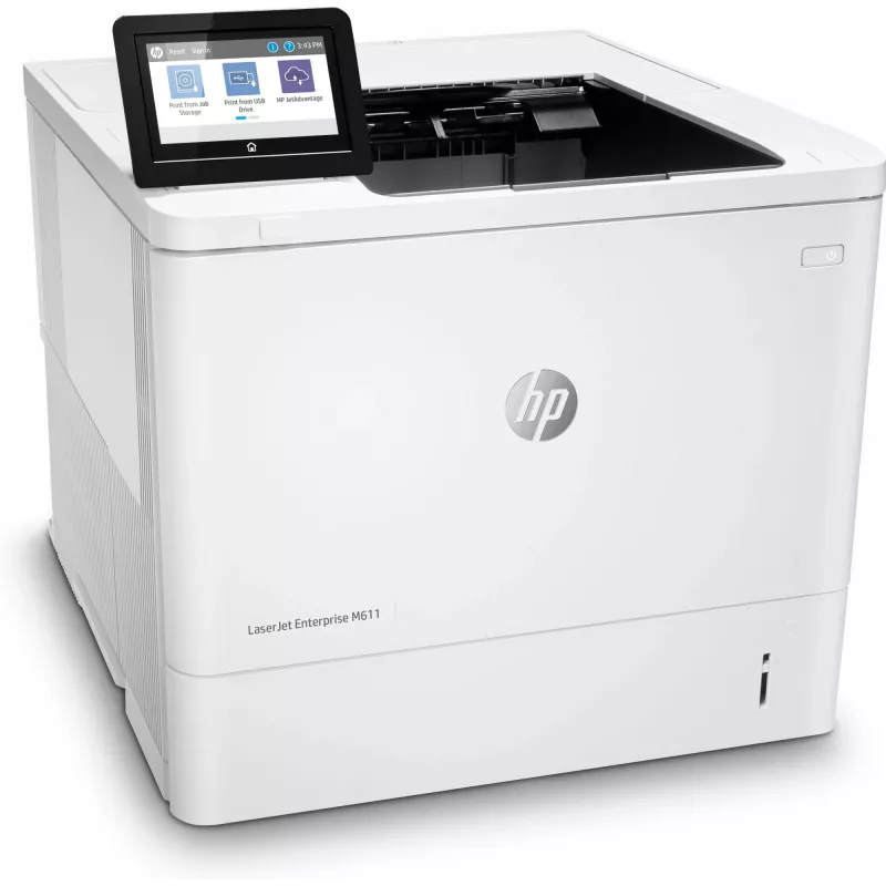 HP LaserJet Enterprise M611dn, laser, 1200 x 1200 DPI, A4, 61 ppm, impressão frente e verso, com capacidade de rede