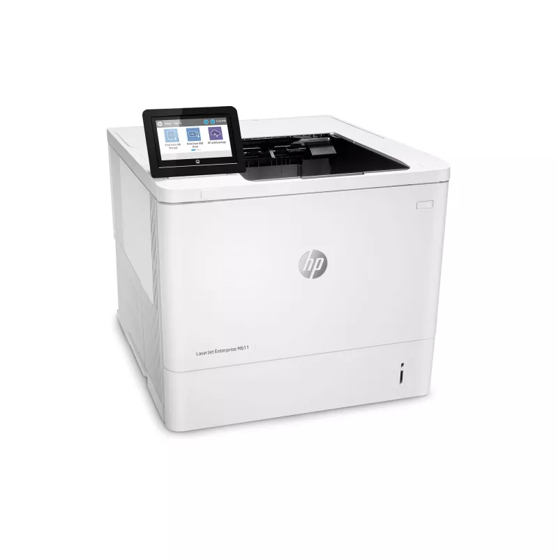 HP LaserJet Enterprise M611dn, laser, 1200 x 1200 DPI, A4, 61 ppm, impressão frente e verso, com capacidade de rede