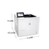 HP LaserJet Enterprise M611dn, laser, 1200 x 1200 DPI, A4, 61 ppm, impressão frente e verso, com capacidade de rede
