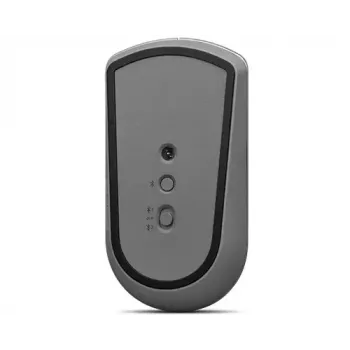 Rato ótico Bluetooth Lenovo 600 — 2400 dpi, Bluetooth 5.0 Dual-Host, 3 botões, roda de deslocamento esférica, cinzento ferro