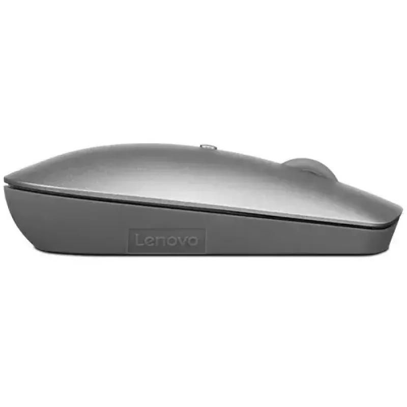 Rato ótico Bluetooth Lenovo 600 — 2400 dpi, Bluetooth 5.0 Dual-Host, 3 botões, roda de deslocamento esférica, cinzento ferro