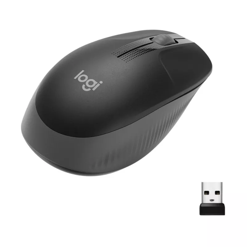 Rato sem fios LOGITECH M190 Full-Size Charcoal
