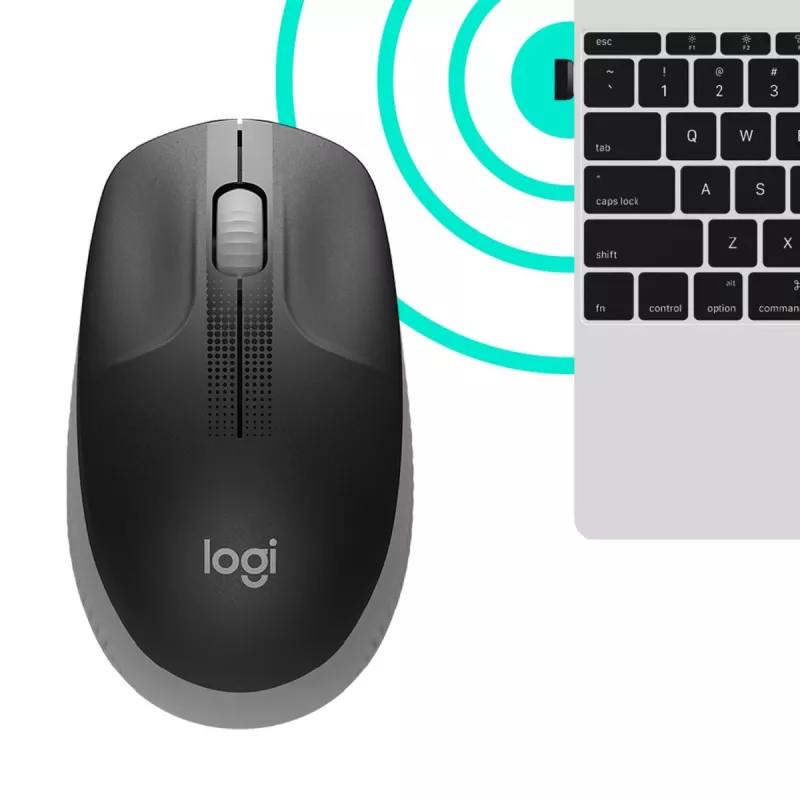 Rato sem fios LOGITECH M190 Full-Size cinzento meia-noite