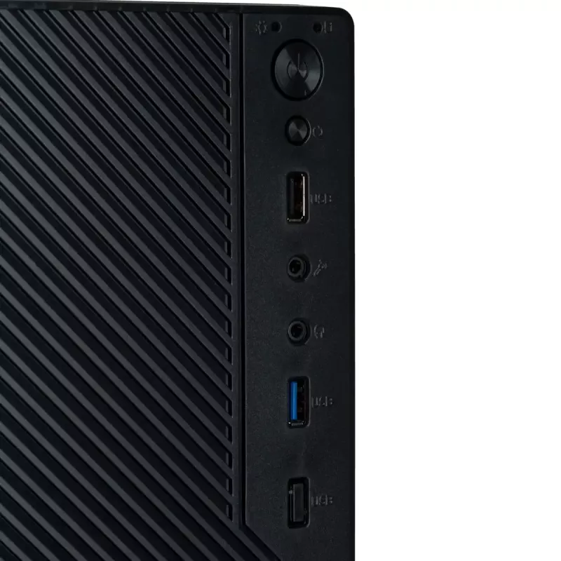 Caixa de PC Micro-ATX Akyga AK36BK, Micro ATX / Flex ATX / Mini ITX, USB 3.0 + USB 2.0, sem fonte de alimentação, preto