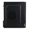 Caixa de PC Micro-ATX Akyga AK36BK, Micro ATX / Flex ATX / Mini ITX, USB 3.0 + USB 2.0, sem fonte de alimentação, preto
