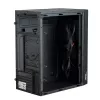 Caixa de PC Micro-ATX Akyga AK36BK, Micro ATX / Flex ATX / Mini ITX, USB 3.0 + USB 2.0, sem fonte de alimentação, preto