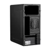 Caixa de PC Micro-ATX Akyga AK36BK, Micro ATX / Flex ATX / Mini ITX, USB 3.0 + USB 2.0, sem fonte de alimentação, preto