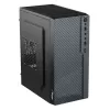 Caixa de PC Micro-ATX Akyga AK36BK, Micro ATX / Flex ATX / Mini ITX, USB 3.0 + USB 2.0, sem fonte de alimentação, preto