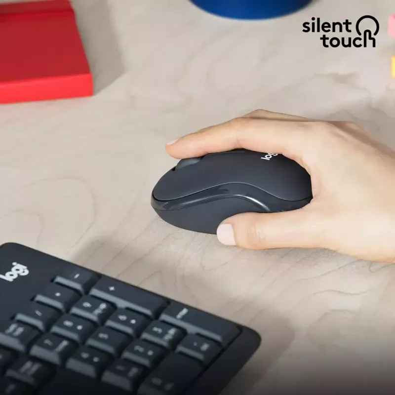 Conjunto Logitech MK295 Silent Wireless teclado RF Wireless QWERTY US International preto