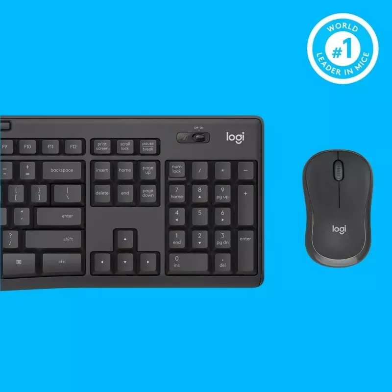 Conjunto Logitech MK295 Silent Wireless teclado RF Wireless QWERTY US International preto