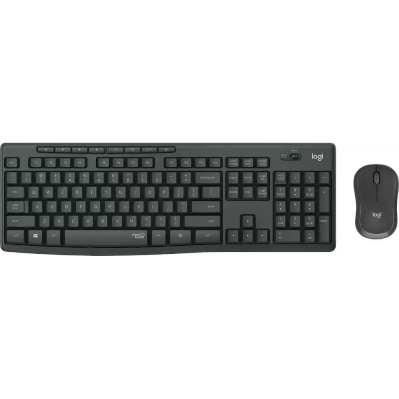 Conjunto Logitech MK295 Silent Wireless teclado RF Wireless QWERTY US International preto