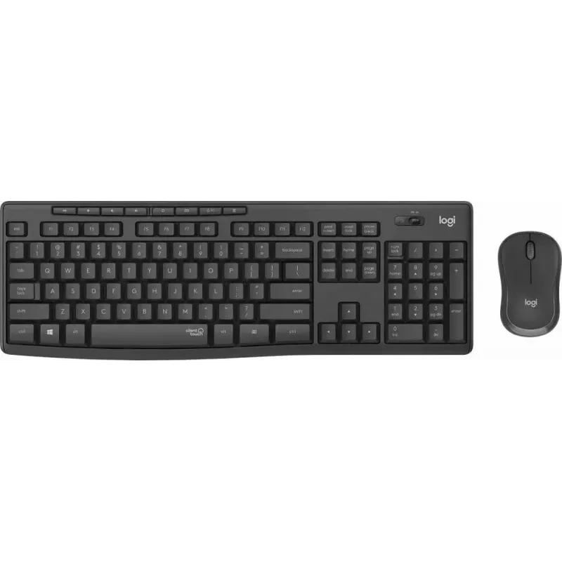 Conjunto Logitech MK295 Silent Wireless teclado RF Wireless QWERTY US International preto