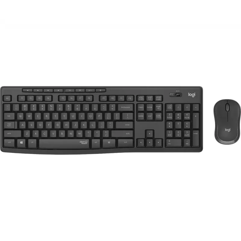 Conjunto Logitech MK295 Silent Wireless teclado RF Wireless QWERTY US International preto