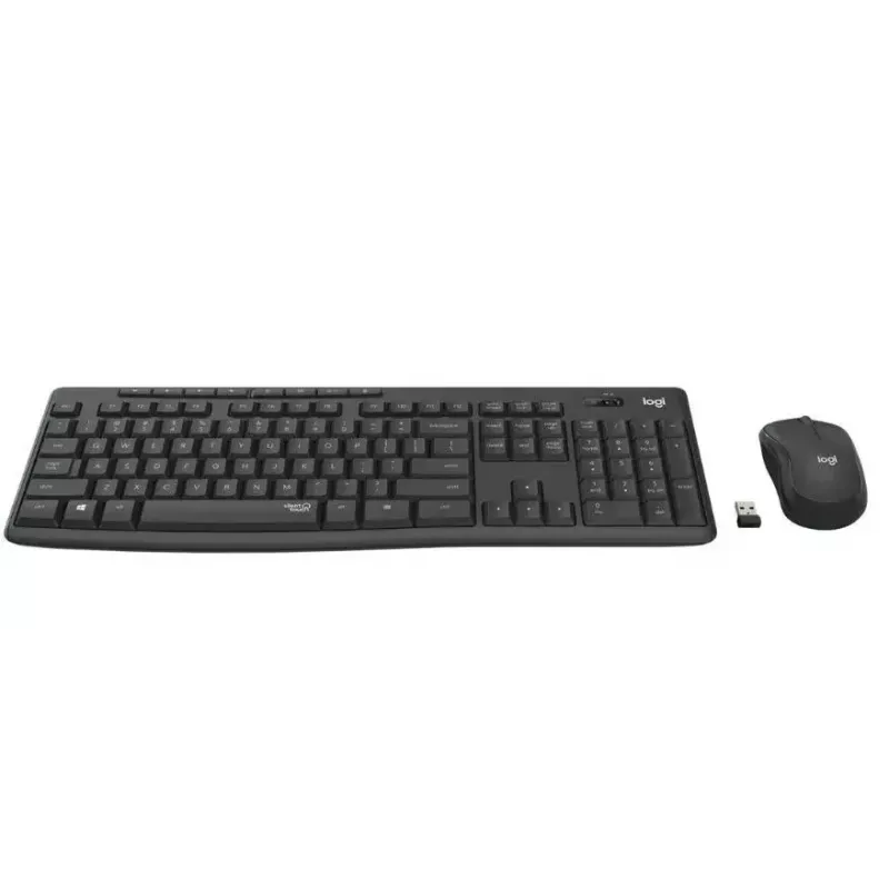 Conjunto Logitech MK295 Silent Wireless teclado RF Wireless QWERTY US International preto