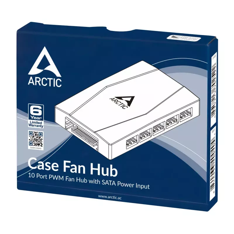 Hub de ventoinhas ARCTIC ACFAN00175A 10 portas PWM com alimentação SATA