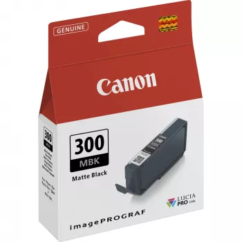 Tinteiro Canon PFI-300MBK preto mate
