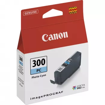 Tinteiro Canon PFI-300PC ciano fotográfico