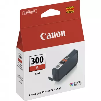 Tinteiro Canon PFI-300R vermelho