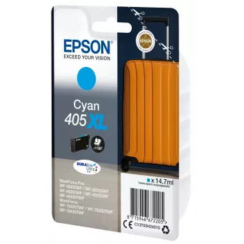 Tinteiro Epson 405XL DURABrite Ultra Ink 1 unid. original alto rendimento (XL) ciano
