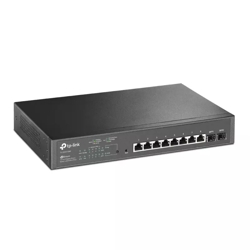 Switch gerido TP-Link JetStream TL-SG2210MP 10 portas Gigabit Smart PoE