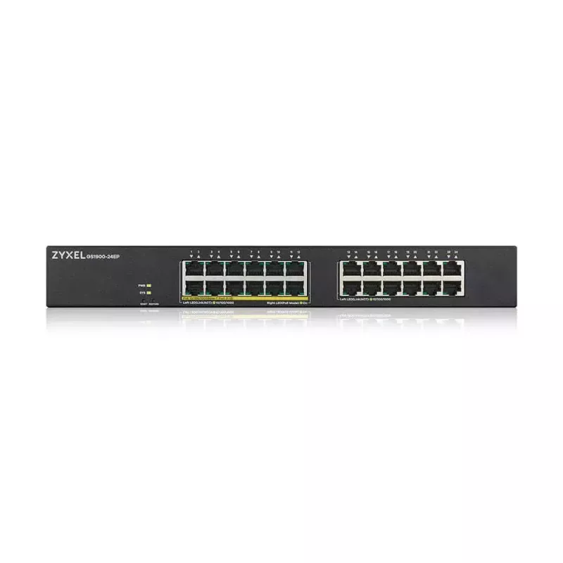 Zyxel GS1900-24EP gerido L2 Gigabit Ethernet (10/100/1000) Power over Ethernet (PoE) preto
