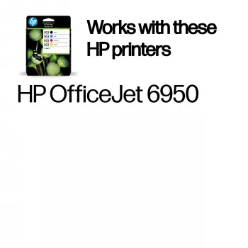 HP 903 pack de 4 preto/ciano/magenta/amarelo tinteiros originais
